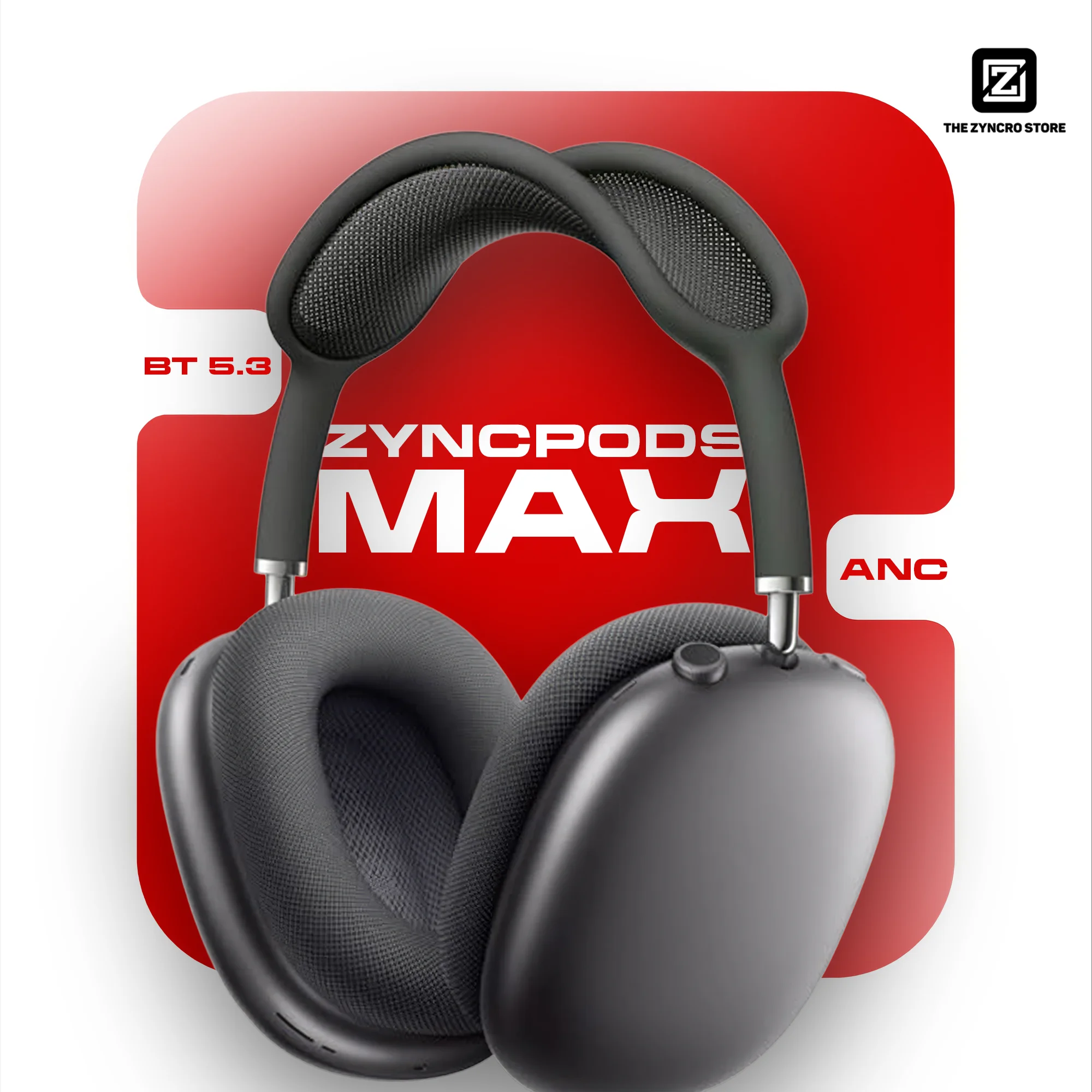 Zyncpods Max Wireless Over-Ear Headphones